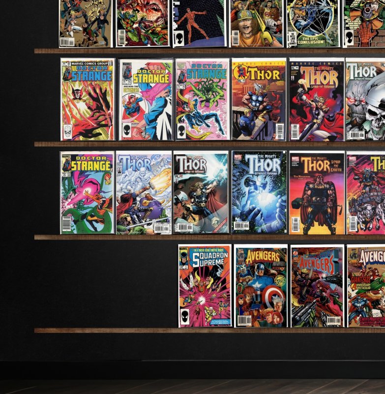 Huge Lot 150+ Comics with Thor, Doctor Strange, The Avengers & More!