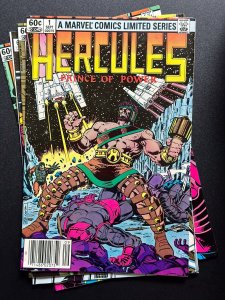 Hercules #1-4 [Lot of 4 books] (1982) Newsstand -  [KEY] 1st Solo Series - NM!