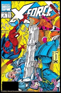 X-FORCE #04 (1991) ROB LIEFELD | DIRECT EDITION | 3RD APPEARANCE OF DEADPOOL