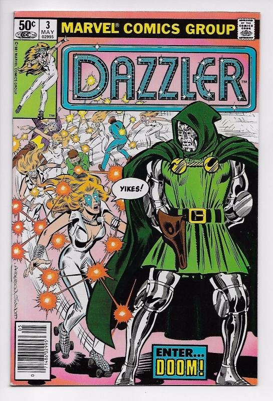 Dazzler #3 - X-Men / Fantastic Four / Doctor Doom (Marvel, 1981) - VF/NM