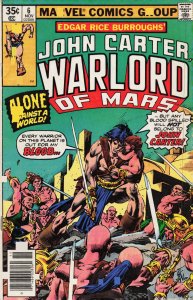 John Carter Warlord of Mars #6 (1977) John Carter Warlord of Mars