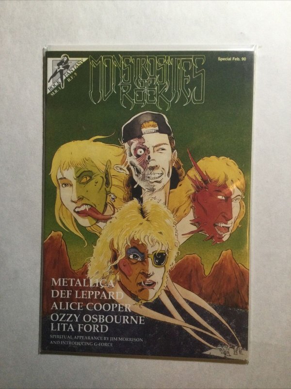 Monstrosities Of Rock Special Feb 90 Near Mint- Nm- 9.2 Rock Fantasy