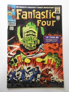 Fantastic Four #49 (1966) VG/FN Cond! 2nd App of Silver Surfer! stain bc, ink fc