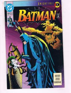 Batman #494 VF DC Comics Knightfall Comic Book Moench Robin Joker DE20