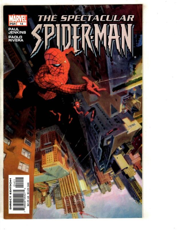 Lot Of 6 Spectacular Spider-Man Marvel Comic Books # 8 9 11 12 13 14 CR48