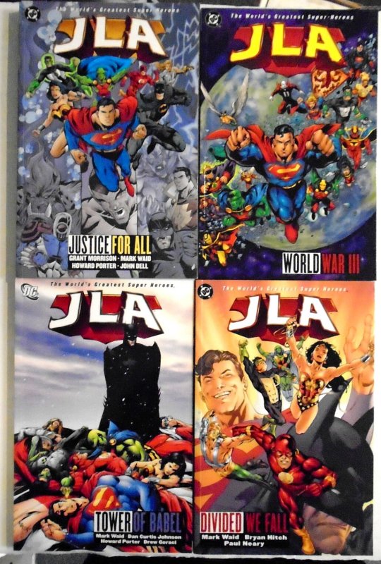 JLA TPB (1-8) 8 High Grade Books $114 cover price