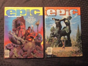 1980/81 EPIC ILLUSTRATED Magazine Summer VF- Dec VF- Richard Corben