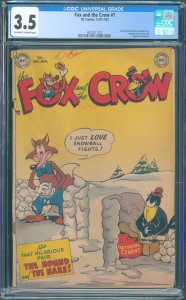 Fox and the Crow #1 (DC, 1951) CGC 3.5