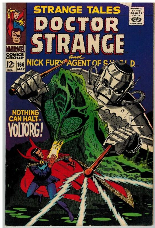 STRANGE TALES 166 VG March 1968