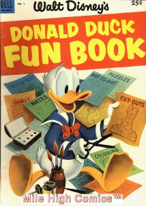 DONALD DUCK FUN BOOK (DELL GIANT) (1953 Series) #1 Fine Comics Book