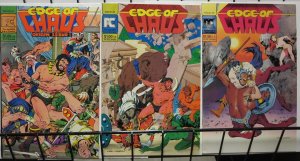 EDGE OF CHAOS (1983 PC)1-3 THE SET! Gray Morrow copper age set complete