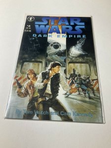 Star Wars Dark Empire 4 Nm Near Mint Dark Horse Comics 