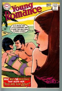 YOUNG ROMANCE #153 1968-DC ROMANCE-BEACH COVER-VG- VG-