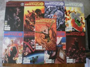 9 Marvel CAPTAIN BRITAIN and MI 13 Comic Book: #5 6 8 9 11 12 13 14 ANNUAL #1