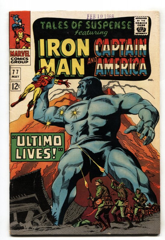TALES OF SUSPENSE #77 1966-Captain America-Iron Man-comic book
