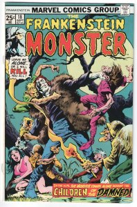 The Frankenstein Monster #18 (1975) Frankenstein Monster