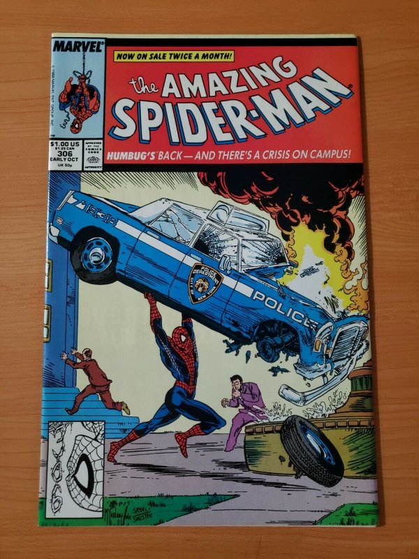 Amazing Spider-Man #306 Direct Market Edition ~ NEAR MINT NM ~ 1988 Marvel