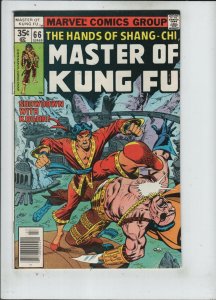 Master of Kung Fu #66 vf+ to vf.nm 