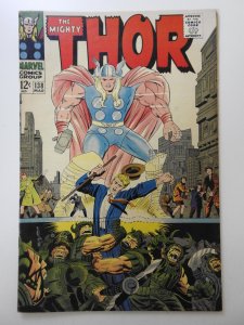 Thor #138 (1967) The Flames of Battle! Beautiful VF- Condition!