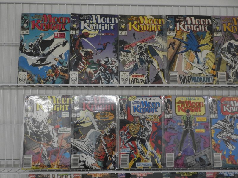 Marc Spectre: Moon Knight #1-60 Complete Set! Platt Books!! Avg VF Condition!!