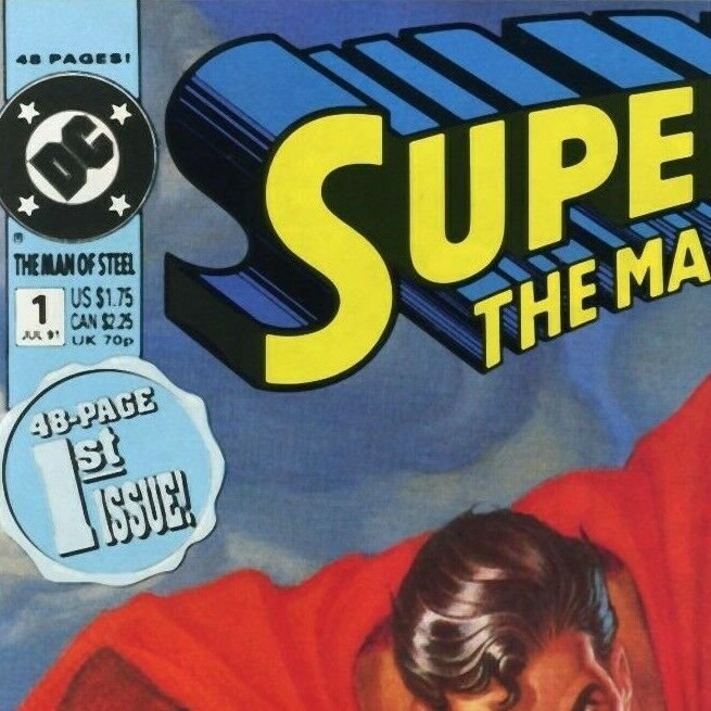 Superman The Man Of Steel #1 DC Comics 1991 Krypton Man Fresh Pressed