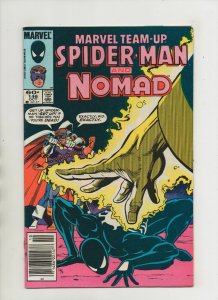 Marvel Team-Up #146 - Black Suit Spider-Man & Nomad! Taskmaster (Grade 7.5) 1984