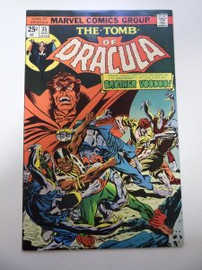 Tomb of Dracula #35 (1975) VG+ Condition moisture stain bc MVS Intact