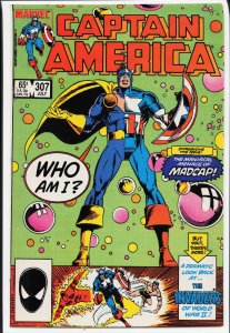 Captain America #307 (1985) Captain America [Key Issue]