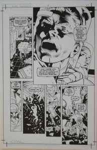 DAVID ROSS / ANDREW PEPOY  original art, ALIENS XENOGENESIS #1 pg 11, 11x17