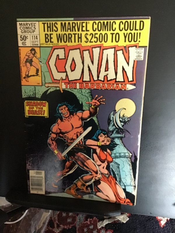 Conan the Barbarian #114 (1980) high-grade shadow of the beast! VF Wow!