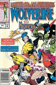 Marvel Comics Presents #107 (Newsstand) VG ; Marvel | low grade comic Wolverine 