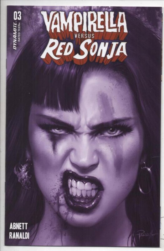 VAMPIRELLA vs RED SONJA #3 F NM-, Parrillo variant, Dynamite, 2022 more in store