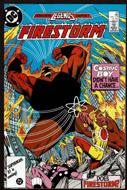 Firestorm Lot of 4 Issues: #13, 15, 36, 55 (2nd Ser. 1982, DC) Range FN to NM-