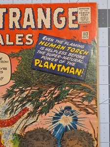 Strange Tales #113 ?-1st App & Origin of Plantman Silver Age Marvel Comics 1963