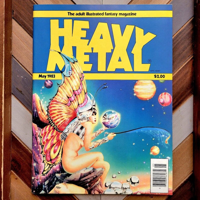 HEAVY METAL Vol.7 #1, 2, 3 (1983) Sharp Set Of 3 FANTASY ART Legendary Creators