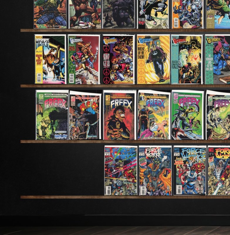 Huge Lot 150+ Comics with The Flash, Secret Weapons, Freex & More!