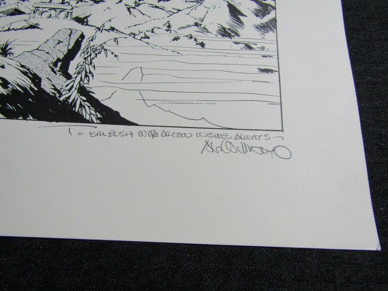 FLASH GORDON by Al Williams SIGNED 19x8.5 Print FVF 7.0