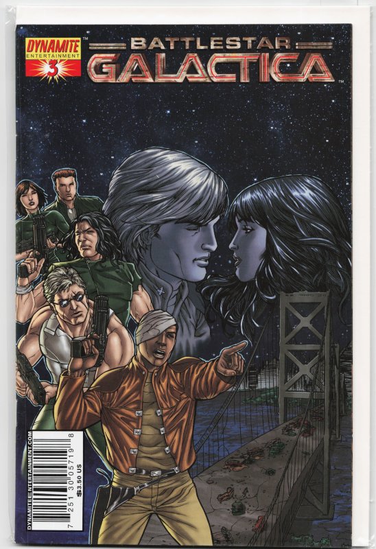 Classic Battlestar Galactica #3 Cover B (2007) Battlestar Galactica