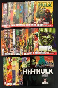 Indestructible Hulk, Marvel Knights: Hulk, Future Imperfect - 36 book lot