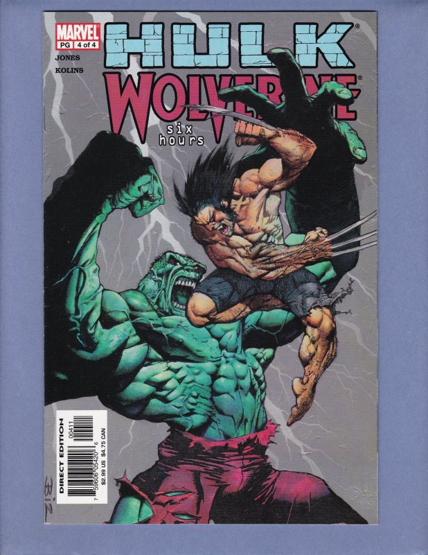 Hulk Wolverine Six Hours #4 NM- Marvel 2003