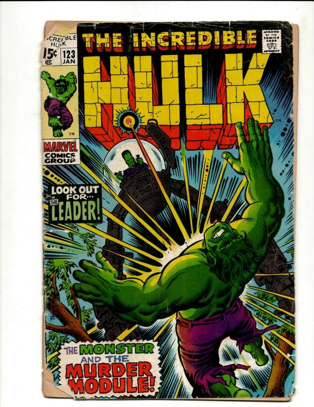 Incredible Hulk # 123 VG Marvel Comic Book Iron Man Captain America Thor BJ1