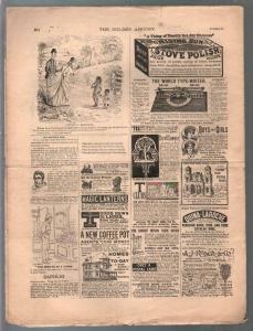 Golden Argosy #310 11/10/1888-Munsey-Argosy precursor-Frank H Converse-VG