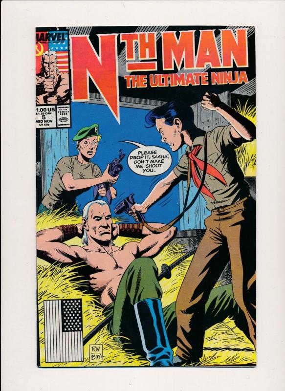 Marvel Comics Nth MAN THE ULTIMATE NINJA #3-#8 VERY FINE+ (HX681)