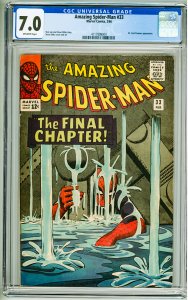 The Amazing Spider-Man #33 (1966) CGC 7.0! OW Pages!