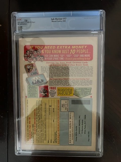 Sub Mariner #17 (1969) - CGC 7.5 - The Stalker!