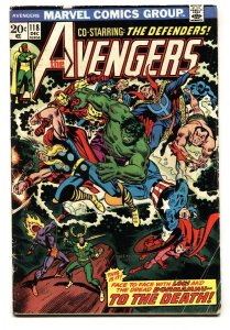 Avengers #118 1973- Captain America Defenders Marvel Comics VG-