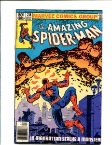 Amazing Spider-Man #218 - Frank Miller Cover Art! (4.5) 1981