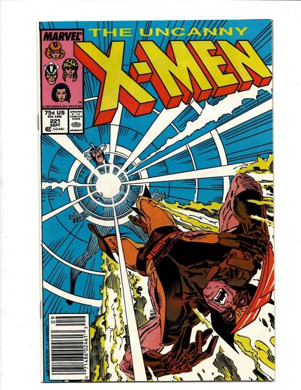 Uncanny X-Men # 221 NM Marvel Comic Book Wolverine Wendigo Storm Cyclops DS4