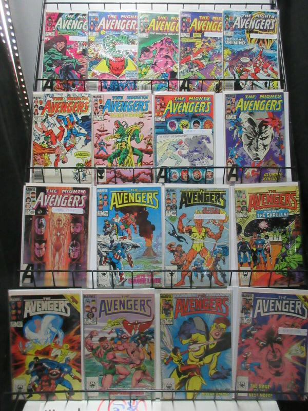 Avengers (Marvel 1980-1986) Mini-Library Lot of 37Diff from #201-265 Classics!