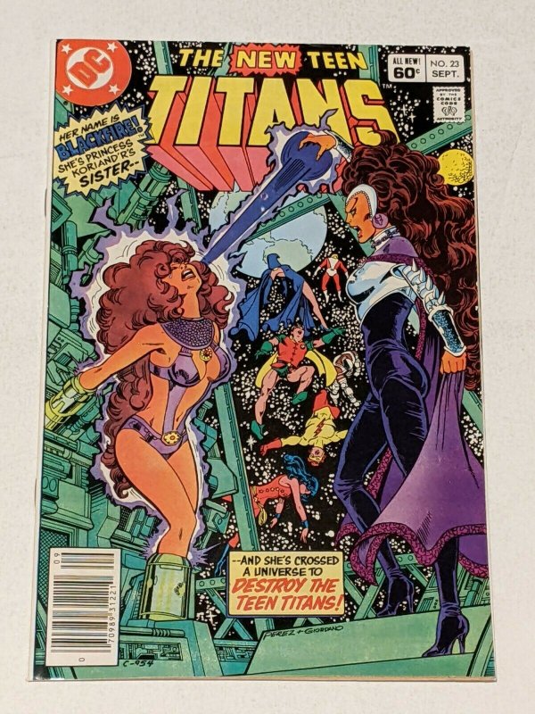 New Teen Titans #23 (Sept 1982, DC) VF- 7.5 1st full appearance Blackfire  